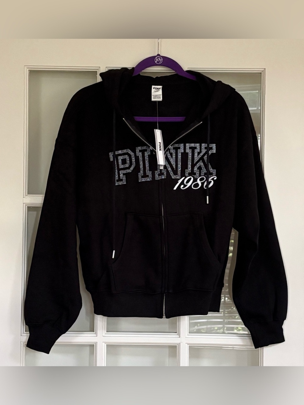 PINK Victoria Secret Campus Fleece™ Full-Zip Hoodie XS